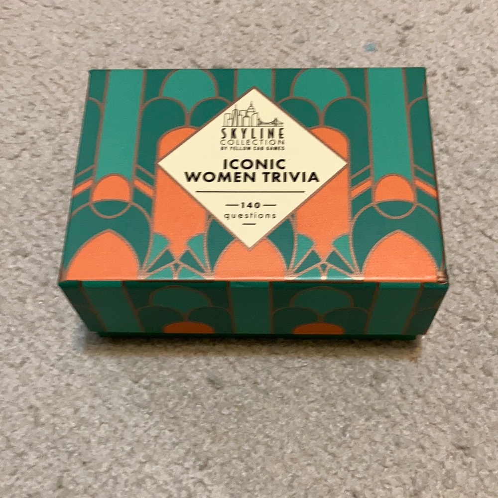 Iconic Women Trivia Card Game